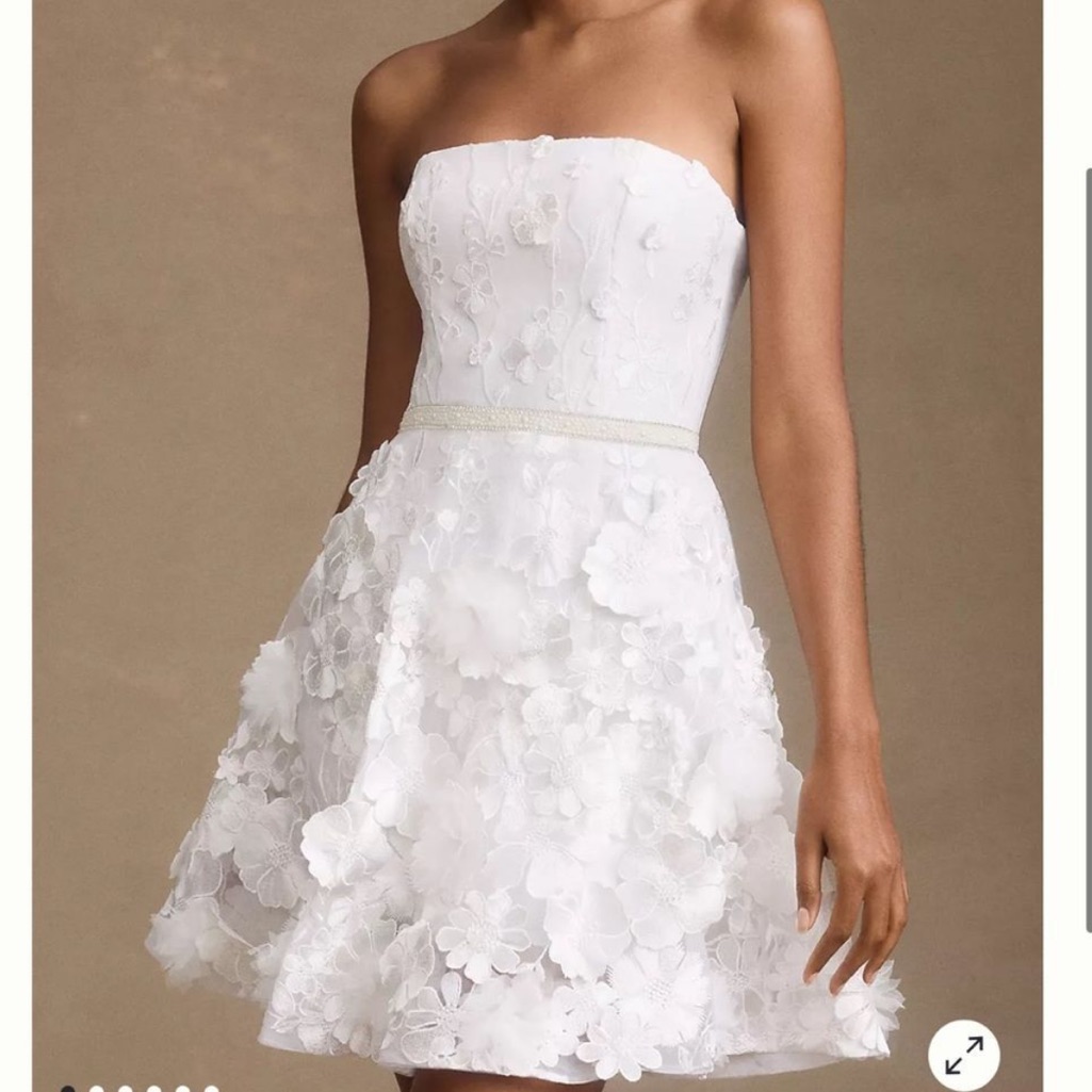 Helsi X Anthropologie Chloe Strapless Fit And Flare Dress